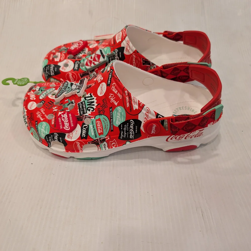 CROCS Coca Cola All Terrain Red Novelty Print Men's Women's Clogs